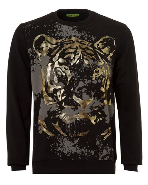 versace jeans tiger jumper|versace jeans couture sweatshirts.